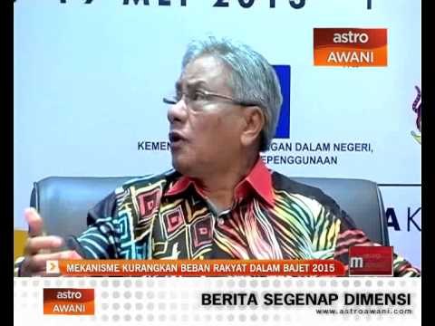 Mekanisme kurangkan beban rakyat dalam Bajet 2015