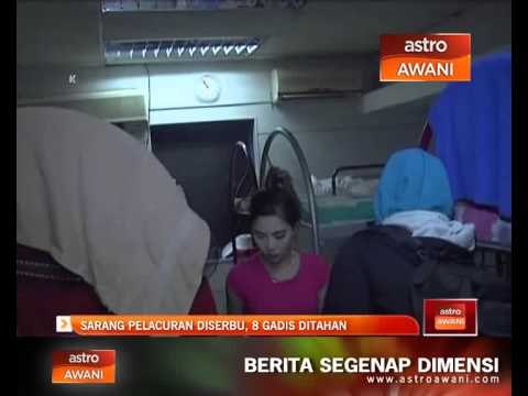 Sarang pelacuran diserbu, 8 gadis ditahan