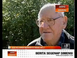 Dua keluarga menderita nahas MH17