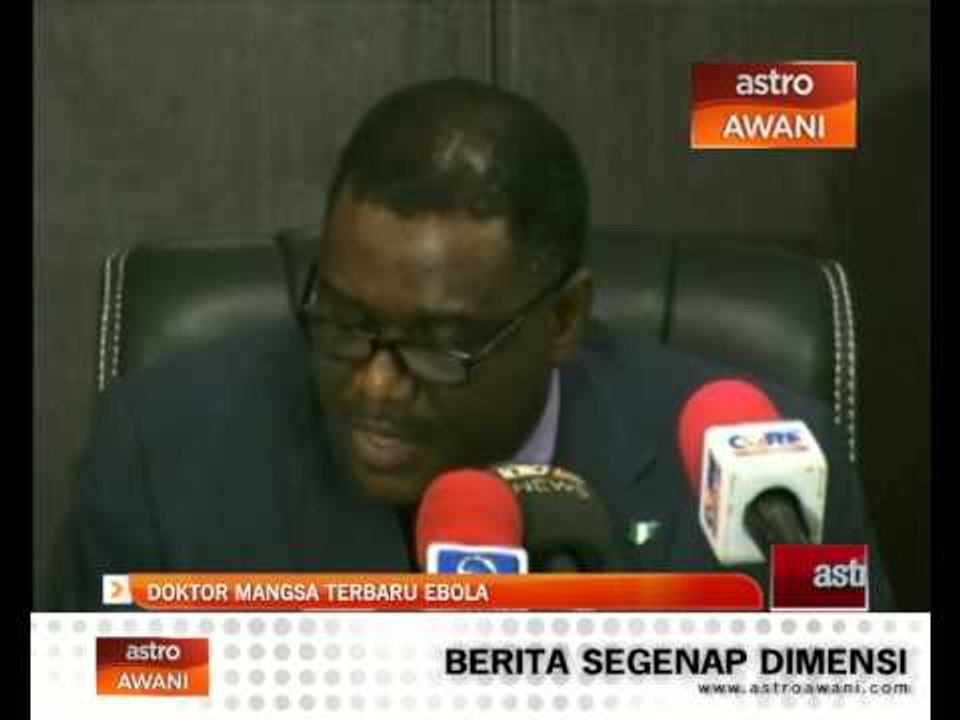Doktor mangsa terbaru ebola