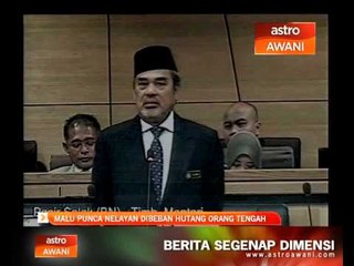 Malu punca nelayan dibebani hutang orang tengah