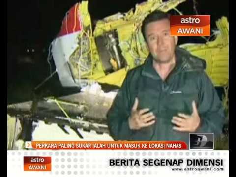 Perkara paling sukar ialah untuk masuk ke lokasi nahas