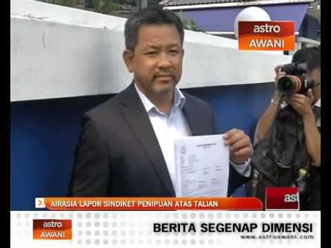 AirAsia lapor sindiket penipuan atas talian