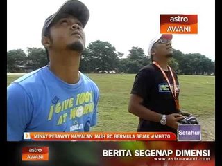 Minat pesawat kawalan jauh RC bermula sejak #MH370