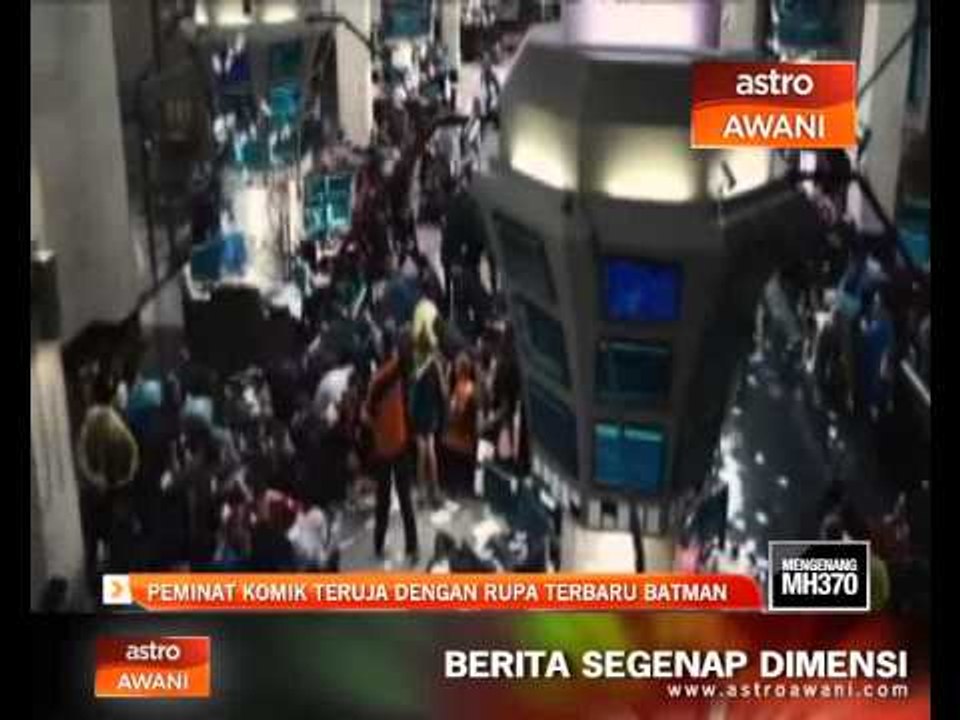 Peminat komik teruja dengan rupa terbaru Batman