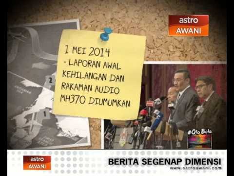Kronologi kehilangan dan misi pencarian pesawat MH370