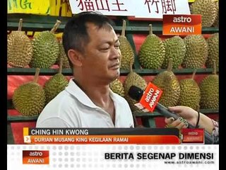 Durian Musang King kegilaan ramai