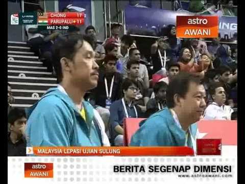 Piala Thomas: Malaysia lepas ujian sulung