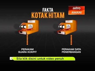 Fakta kotak hitam pesawat komersial