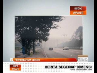 Gambar-gambar jerebu di media sosial