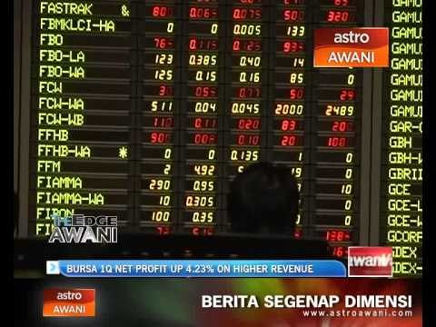 Bursa 1Q net profit up 4.23% on higher revenue