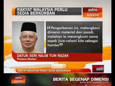Rakyat Malaysia perlu sedia bekorban