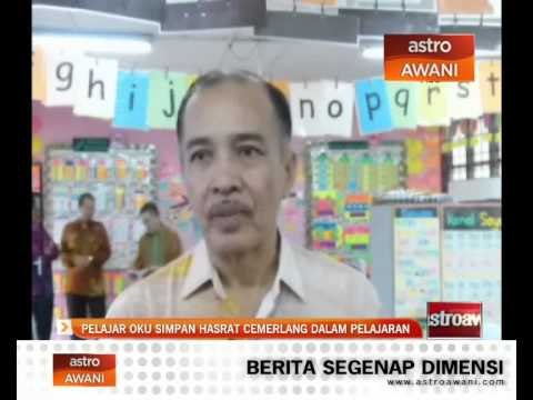Pelajar OKU simpan hasrat cemerlang dalam pelajaran