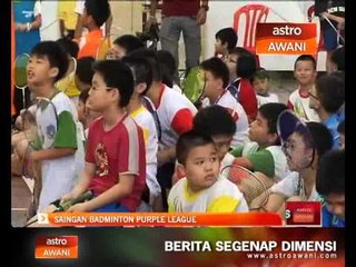 Saingan badminton Purple League