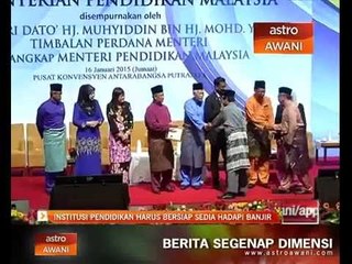 Institusi pendidikan harus bersiap sedia hadapi banjir