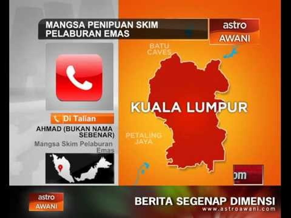 Mangsa skim pelaburan emas