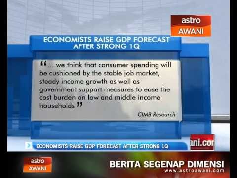 Economists raise GDP forecast after strong 1Q
