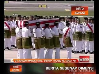 24 jenazah mangsa MH17 dibawa pulang ke tanah air