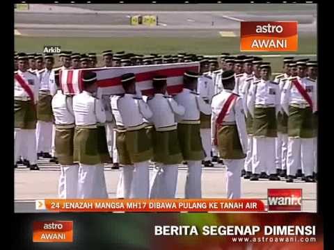 24 jenazah mangsa MH17 dibawa pulang ke tanah air