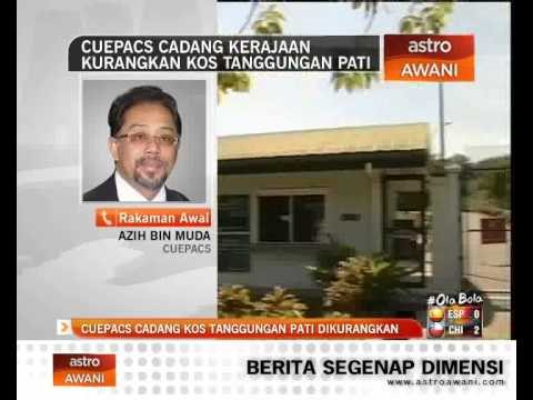 Cuepacs cadang kos tanggungan PATI dikurangkan