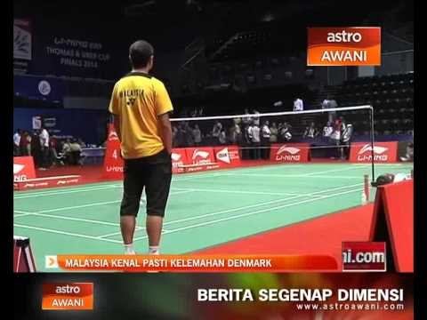 Piala Uber: Malaysia kenal pasti kelemahan Denmark