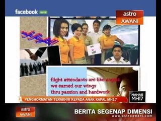 Krew kabin seluruh dunia beri penghormatan