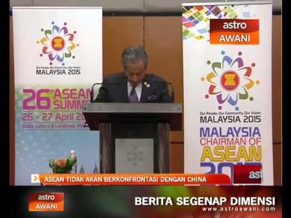 Asean tidak akan berkonfrontasi dengan China