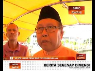 57,008 jalur gemilang di Sungai Melaka
