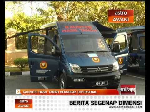 Kaunter hasil tanah bergerak diperkenal