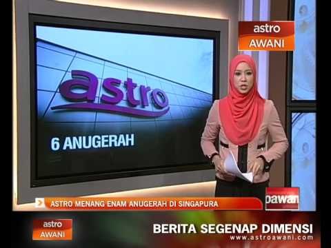 Astro menang 6 anugerah di Singapura