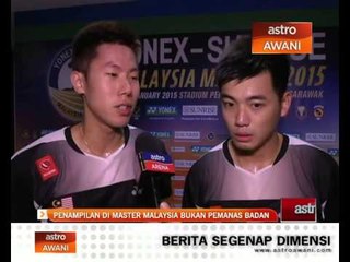 Penampilan di Master Malaysia bukan pemanas badan