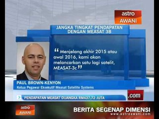 Pendapatan MEASAT dijangka RM437.72 juta