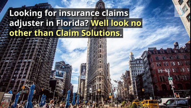 Insurance Claims Adjuster Florida