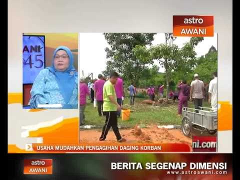 Usaha mudah pengagihan daging korban
