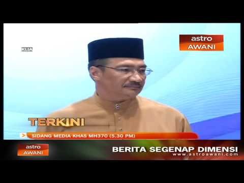 Sidang Media Mencari MH370 Hari ke-7 (5:30pm,14/3/2014)