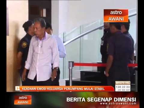 Keadaan emosi keluarga penumpang mulai stabil