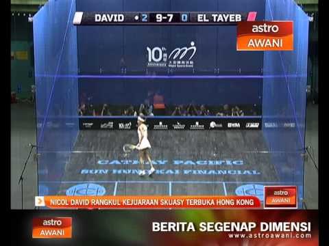 Nicol David julang kejuaraan ke-9 di Terbuka Hong Kong