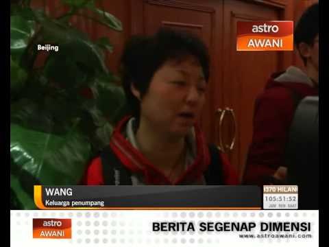 Keluarga penumpang di China tertekan tiada maklumat
