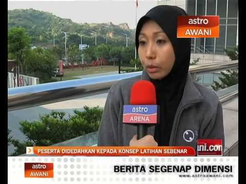 Peserta didedahkan kepada konsep latihan sebenar