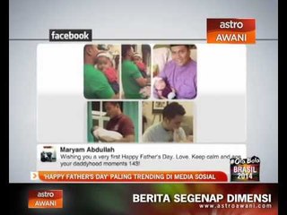 'Happy Father's Day' paling trending di media sosial