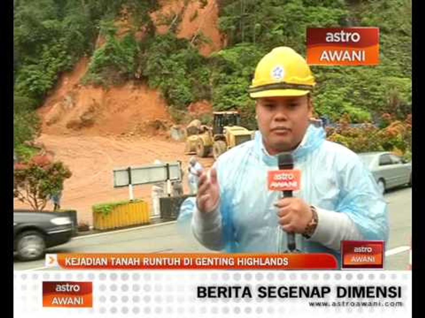 Kejadian Tanah Runtuh Di Genting Highlands 18 11 2014 02 00pm Video Dailymotion