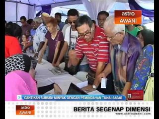 Gantikan subsidi minyak dengan pemindahan tunai bersasar