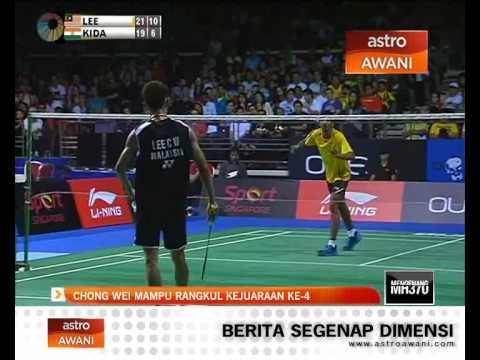 Chong Wei mampu rangkul kejuaraan ke-4