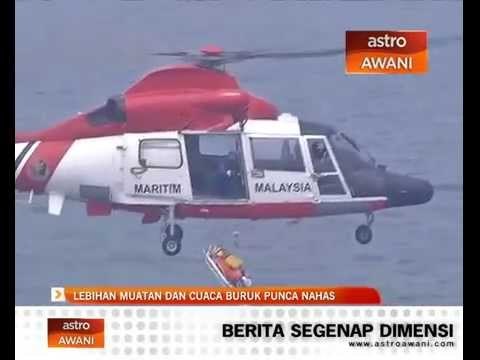 Lebih muatan dan cuaca buruk punca nahas bot karam