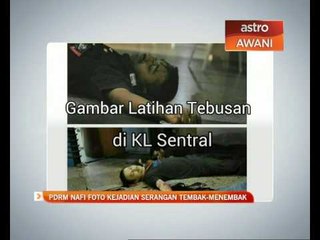 PDRM nafi foto kejadian serangan tembak-menembak