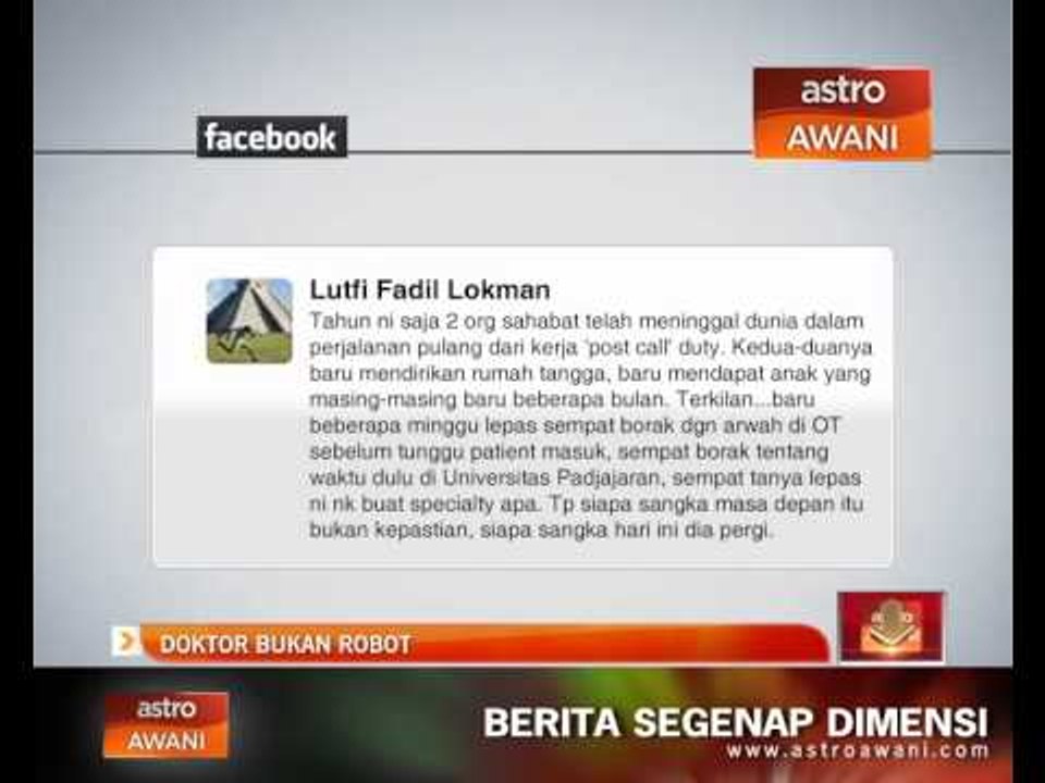 'Doktor bukan robot'