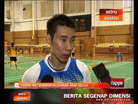 Lee Chong Wei gembira kelahiran anak kedua