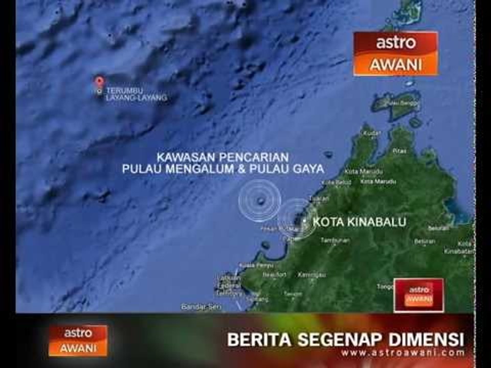 KD Lekiu, KD Pari, KD Serang, KD Ganas sertai SAR