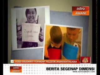Video solidariti terhadap Palestin #handsoffalqsa