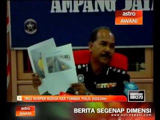 Imej suspek tembak polis didedah